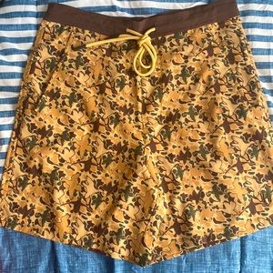 NWOT HEYBO Small Swim shorts Pdd Old School Ducks pattern